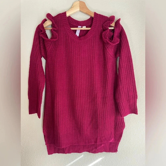 Francesca’s NWT Ruffle Sweater - Picture 5 of 6